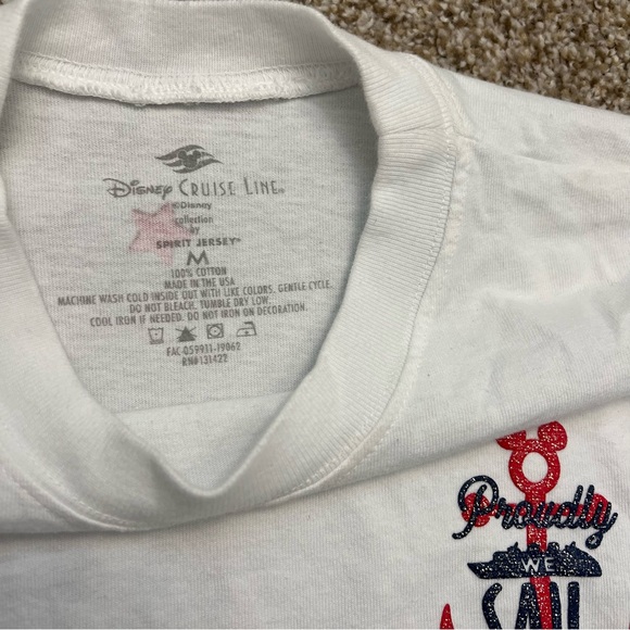 Disney Cruise Line Striped Long Sleeve Shirt Jersey - Picture 4 of 6